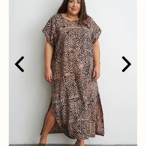 Osei Duro Maena Boubou Maxi shift Dress - Snakebite XL